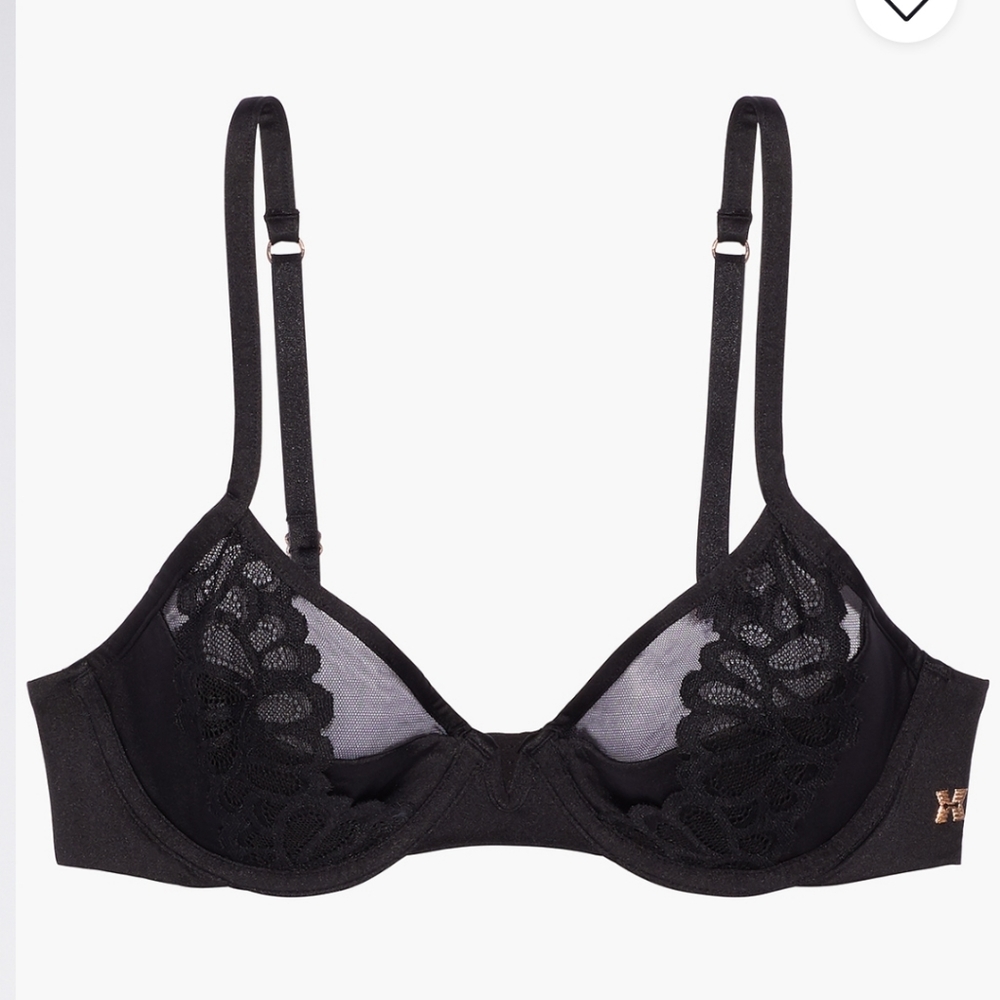 Savage Not Sorry Microfiber& Lace Half Bra